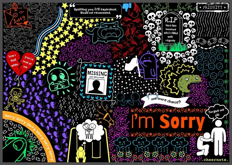 Sorry card