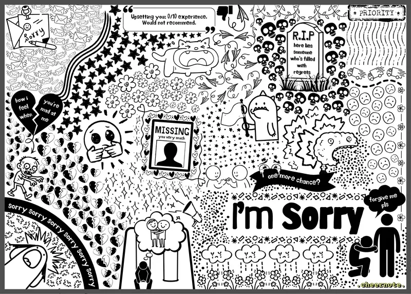 Sorry card