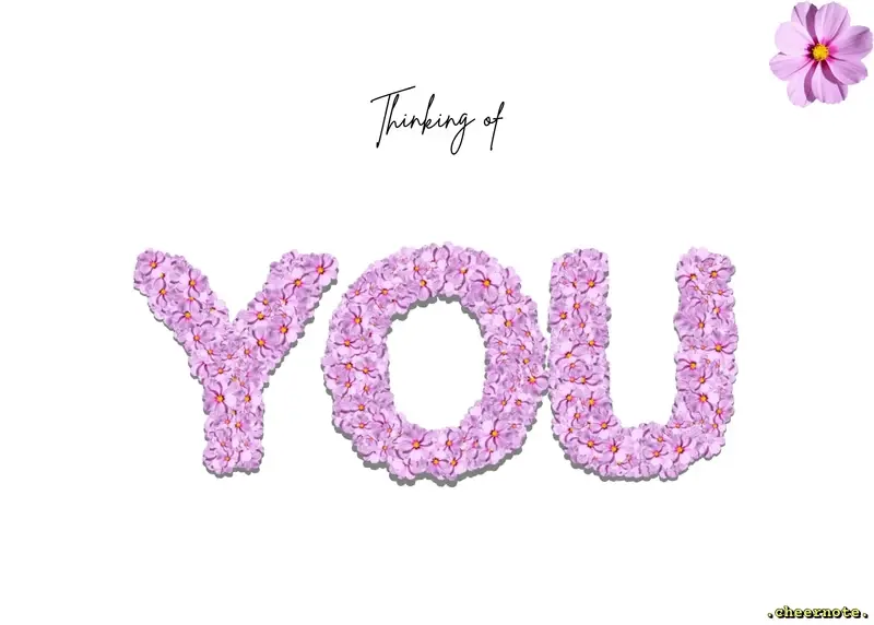 Thinking Of You card